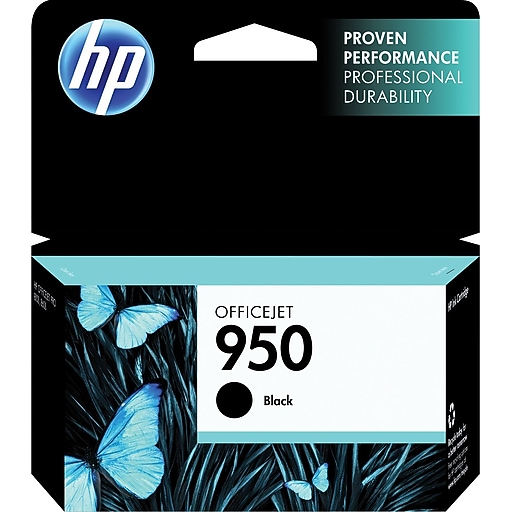 HP 950 Black Standard Yield Ink Cartridge (CN049AN140) Staples