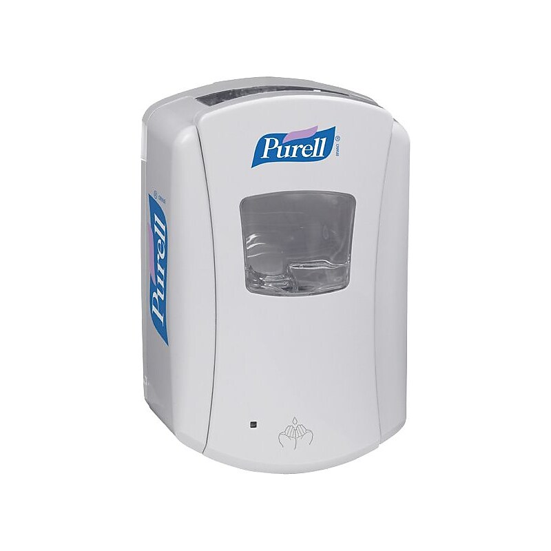 PURELL Advanced LTX 7 Automatic Wall Mounted Hand Sanitizer Dispenser, White (1320-04) image 1