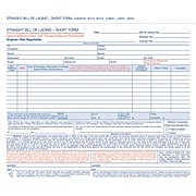 Adams® Carbonless Bill of Lading Forms, 8-1/2 x 7-1/2", 3 Part, 50/Pack
