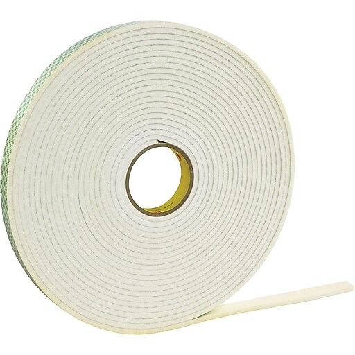 3m 4008 Double Sided Foam Tape 3 4 X 5 Yds 1 8 1 Pack Staples