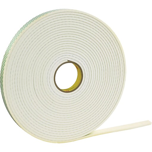 3M Venture Tape VG716 Black Double Sided Foam Tape - 1/2 in Width x 150 ft  Length - 1/16 in Thick - 96611