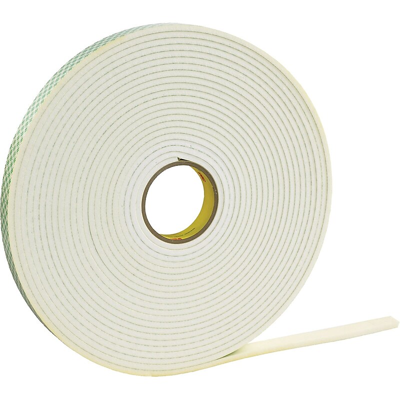 3M Indoor Foam Mounting Tape, 0.5" x 5 yds., Multicolored (T9534466R) image 1
