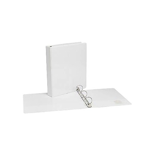 Simply Economy 1 1/2" 3Ring View Binders, White, 12/Carton (23729/