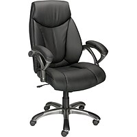 Workplace 2.0 Ramsey Ergonomic Bonded Leather Swivel Manager Chair (Black)