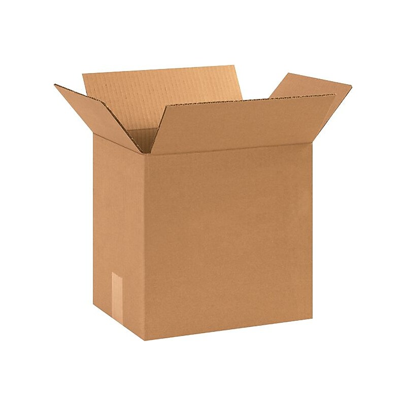 12.25" x 9.25" x 12" Shipping Boxes, 32 ECT, Brown, 25/Bundle (12912R) image 1