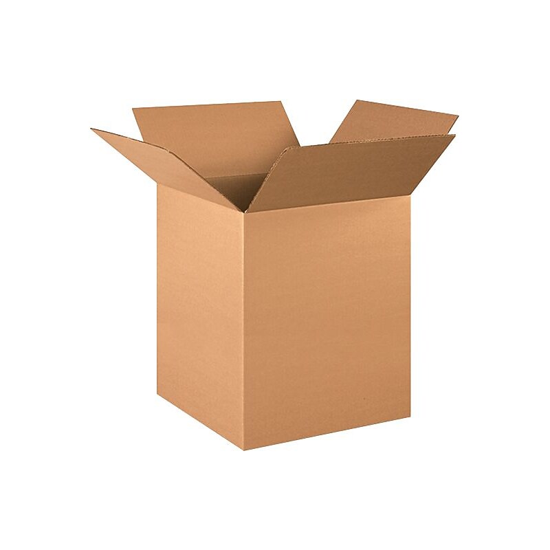16" x 16" x 24" Shipping Boxes, 32 ECT, Brown, 20/Bundle (161624) image 1
