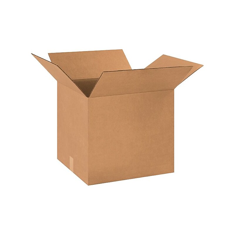 18" x 16" x 16" Shipping Boxes, 32 ECT, Brown, 20/Bundle (181616) image 1