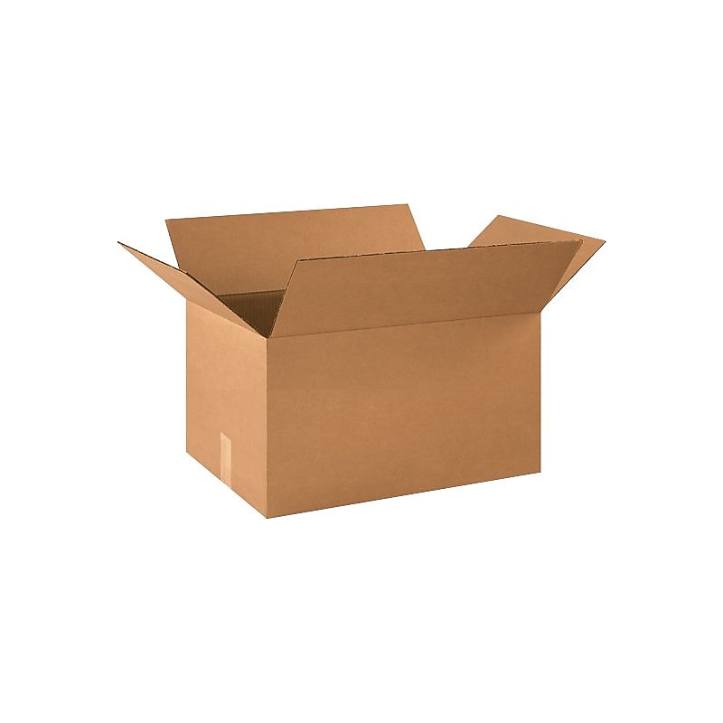 21" x 14" x 10" Shipping Boxes, 32 ECT, Brown, 20/Bundle (211410) image 1