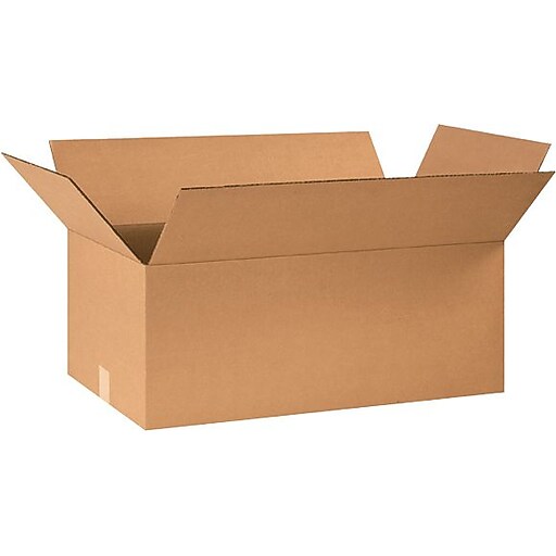 24" x 15" x 10" Shipping Boxes, 32 ECT, Brown, 20/Bundle (241510) at