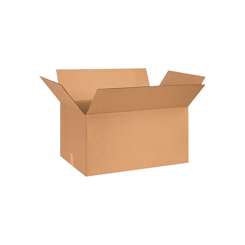 26" x 15" x 12" Shipping Boxes, 32 ECT, Brown, 20/Bundle (261512) image 1