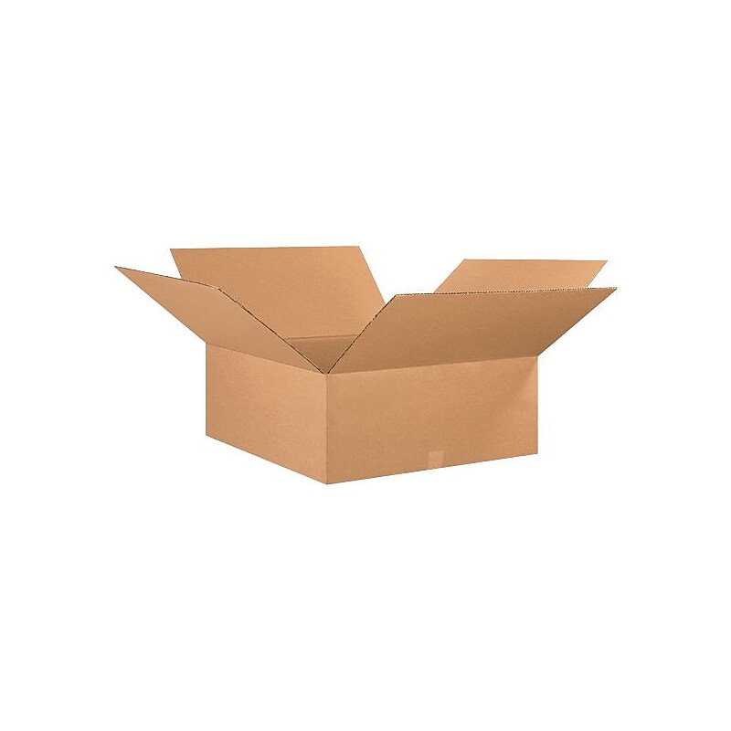 26" x 26" x 10" Shipping Boxes, 32 ECT, Brown, 20/Bundle (BS262610) image 1