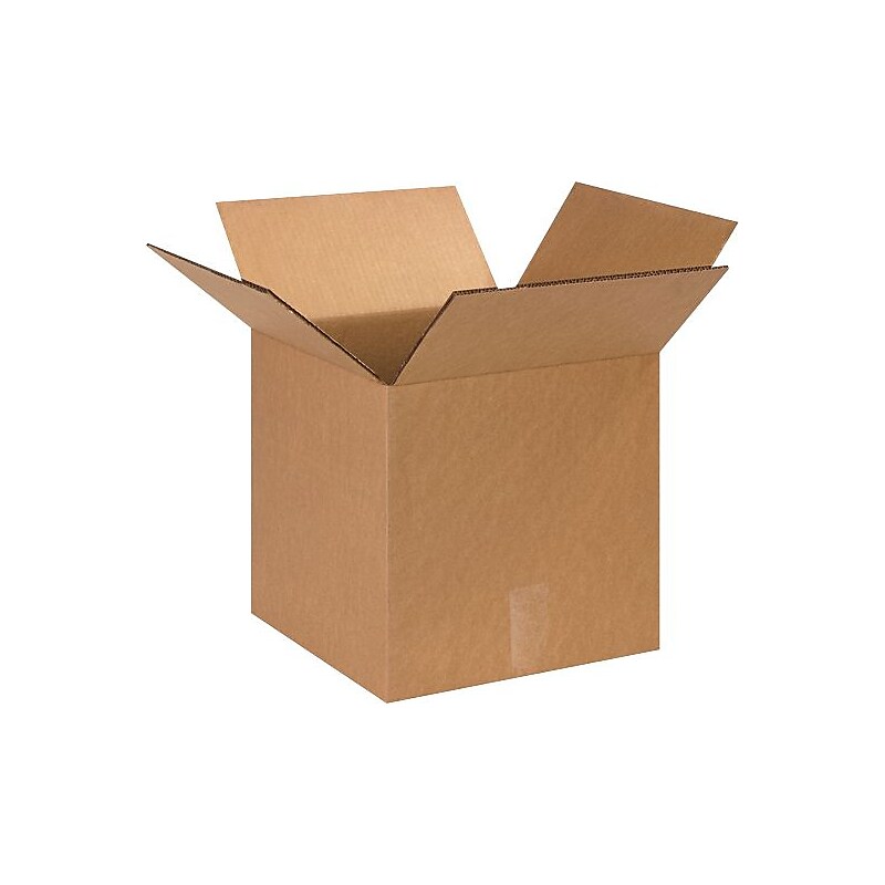 13" x 13" x 13" Shipping Boxes, 48 ECT Double Wall, Brown, 15/Bundle (HD1313DW) image 1