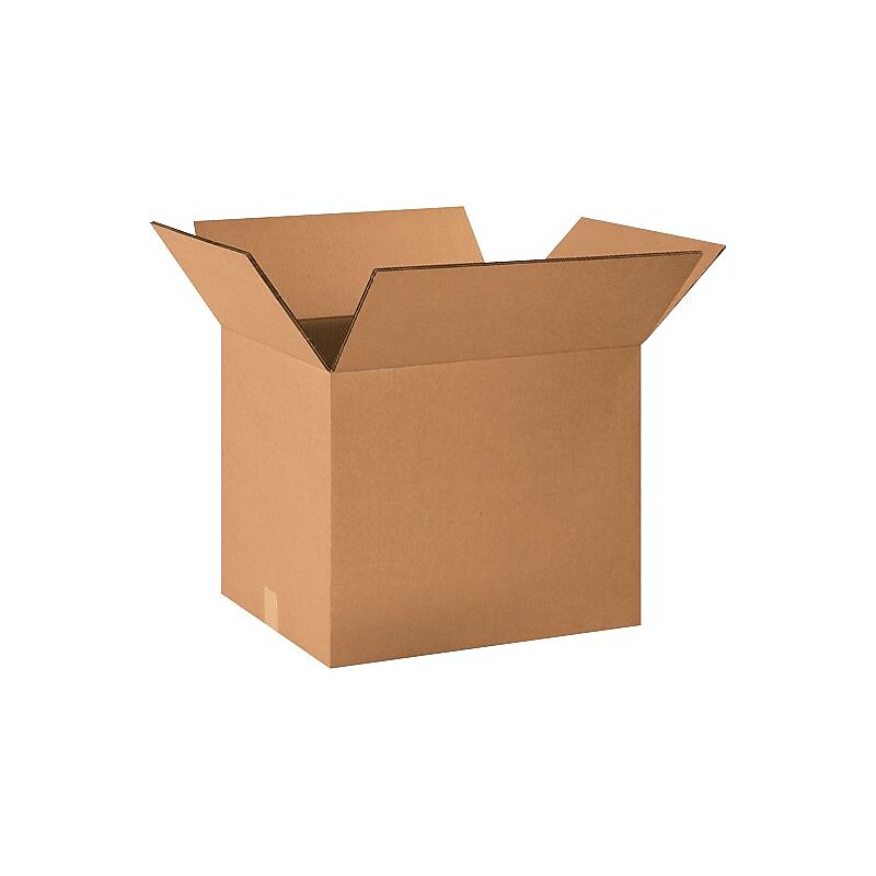 20" x 16" x 16" Shipping Boxes, 48 ECT Double Wall, Brown, 10/Bundle (HD201616DW) image 1