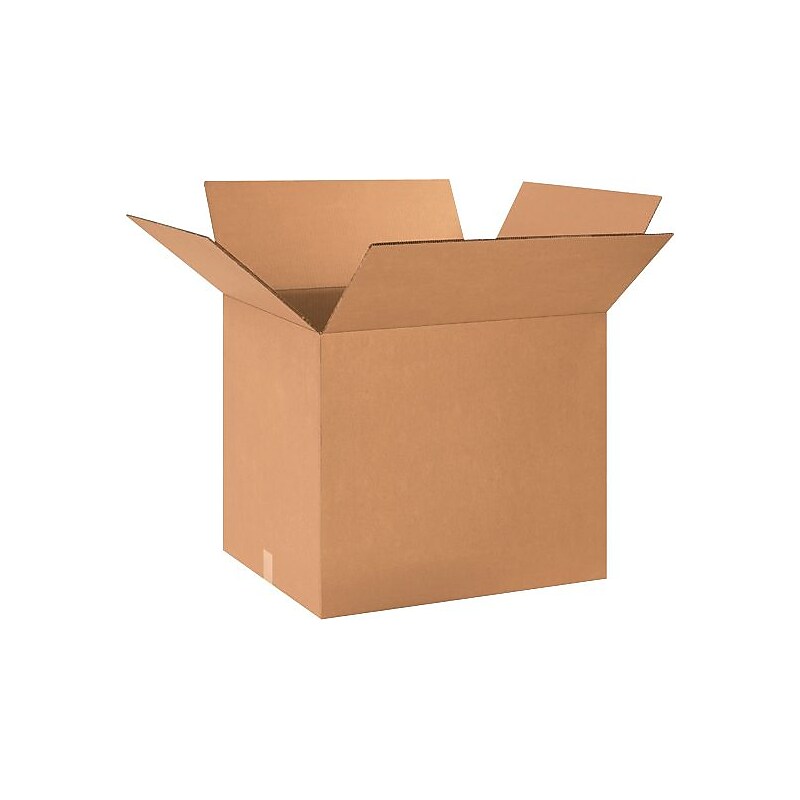 24" x 20" x 20" Shipping Boxes, 48 ECT Double Wall, Brown, 10/Bundle (HD242020DW) image 1