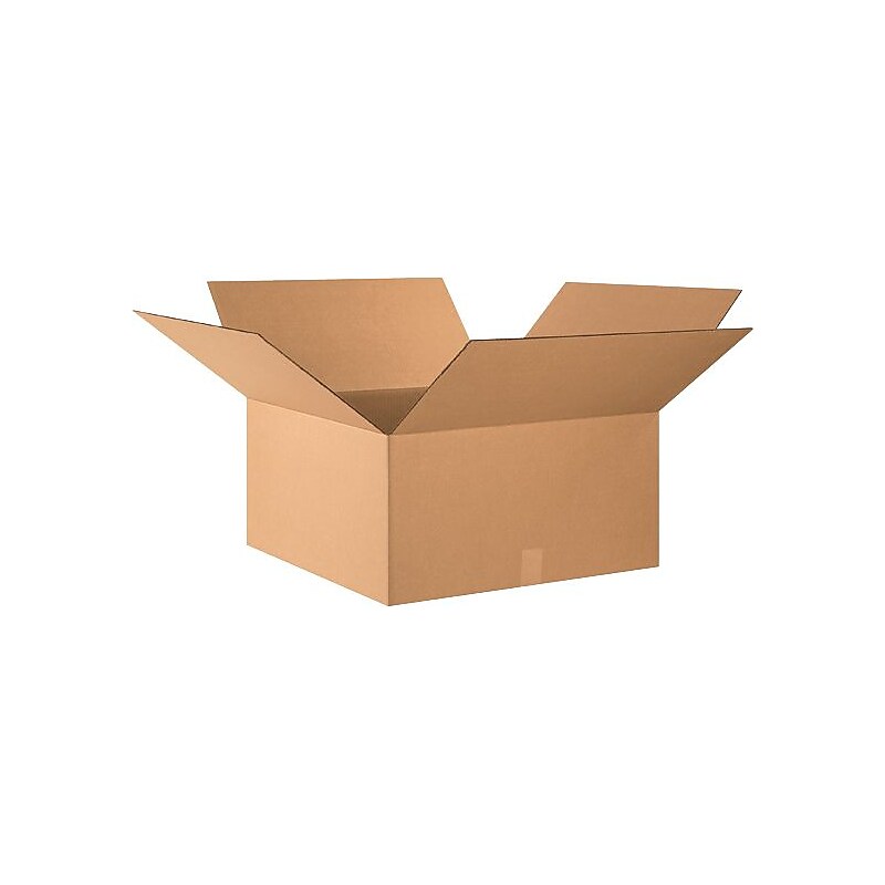 24" x 24" x 12" Shipping Boxes, 44 ECT, Brown, 10/Bundle (HD242412) image 1