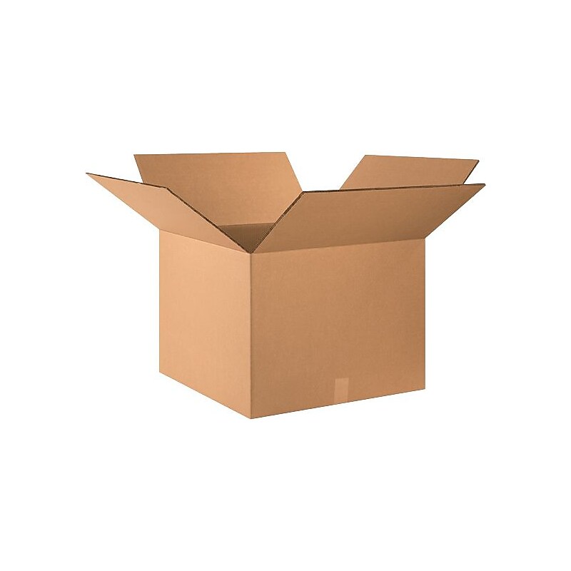 24" x 24" x 18" Heavy Duty Shipping Boxes, 10/Bundle (HD242418DW) image 1