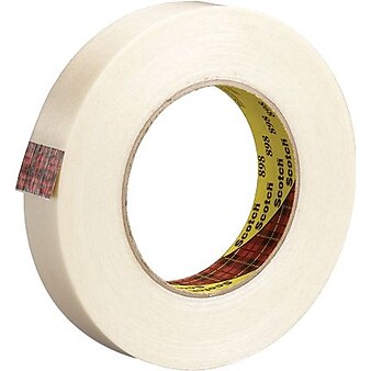 3M 898 Strapping Tape, 6.6 Mil, 3/4" x 60 yds., Clear, 6/Case (T9148986PK)