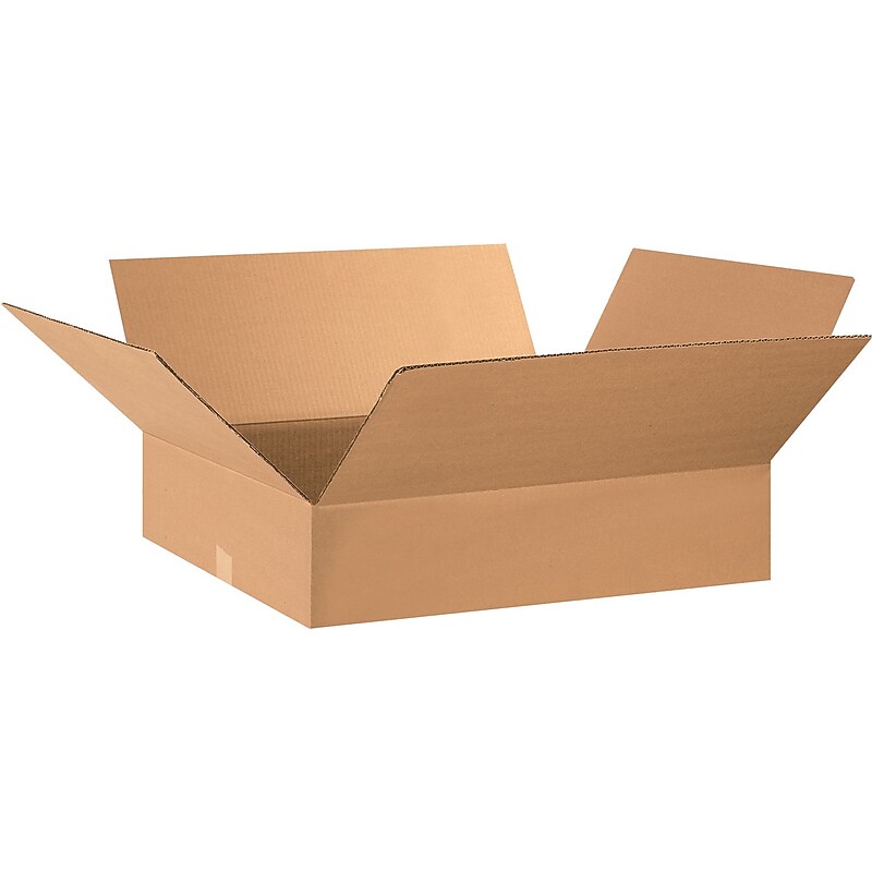29" x 17" x 5" Shipping Boxes, 32 ECT, Brown, 15/Bundle (29175) image 1
