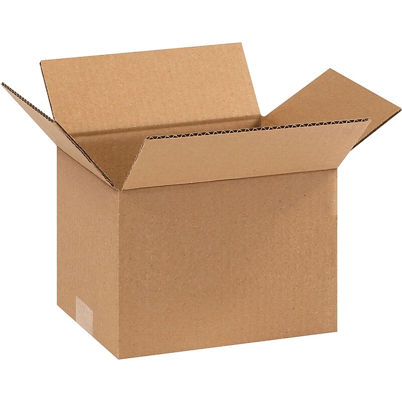9" x 7" x 6" Shipping Box, ECT 32, Brown, 25/Bundle (976) image 1