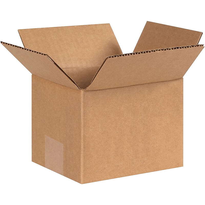 6" x 5" x 4" Shipping Boxes, 32 ECT, Brown, 25/Bundle (654) image 1