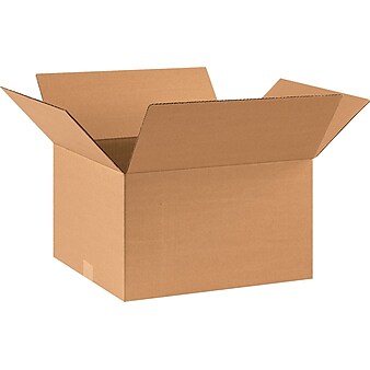 17" x 14" x 10" Shipping Boxes, 32 ECT, Brown, 25/Bundle (171410)