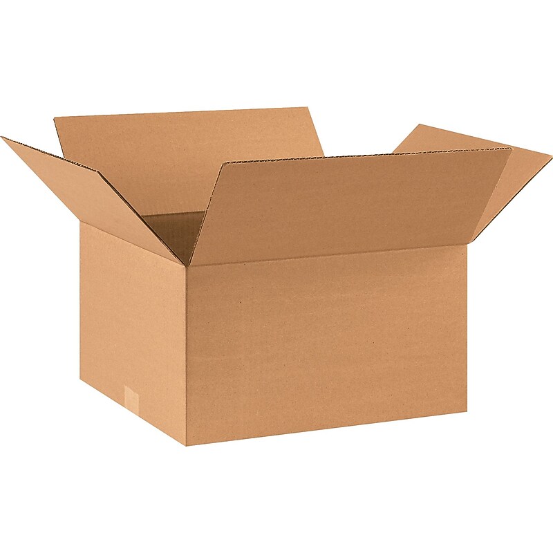 17" x 14" x 9" Shipping Boxes, 32 ECT, Brown, 25/Bundle (17149) image 1