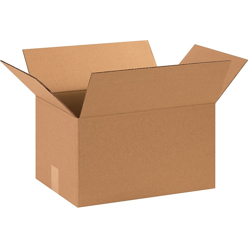 15" x 11" x 8" Shipping Boxes, 32 ECT, Brown, 25/Bundle (15118) image 1