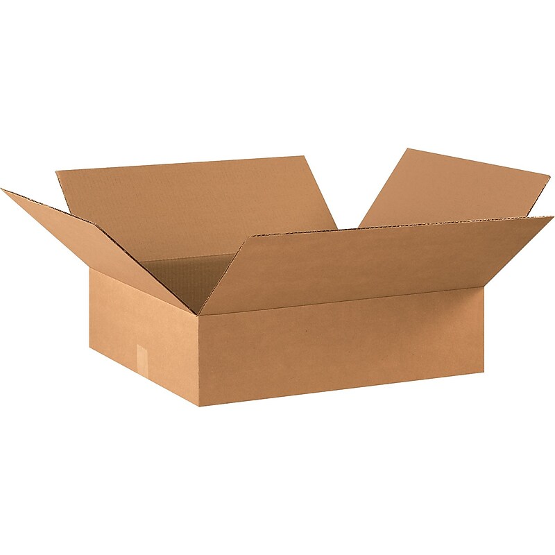 22" x 18" x 6" Shipping Boxes, 32 ECT, Brown, 20/Bundle (22186) image 1