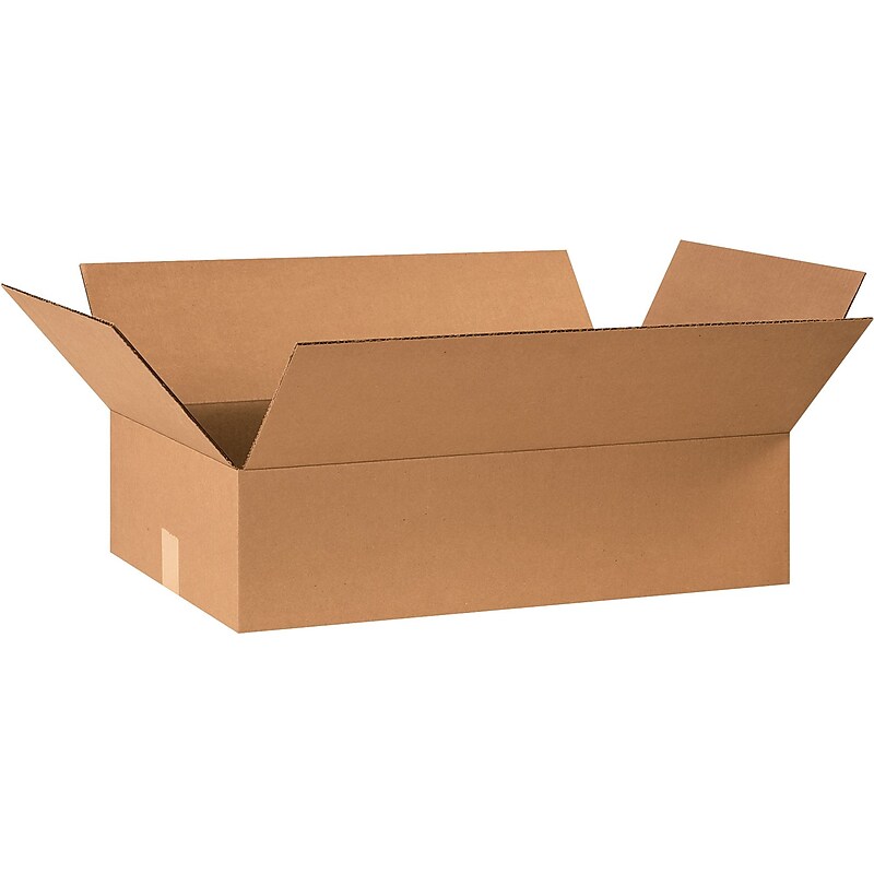 24" x 14" x 6" Shipping Boxes, 32 ECT, Brown, 25/Bundle (24146) image 1