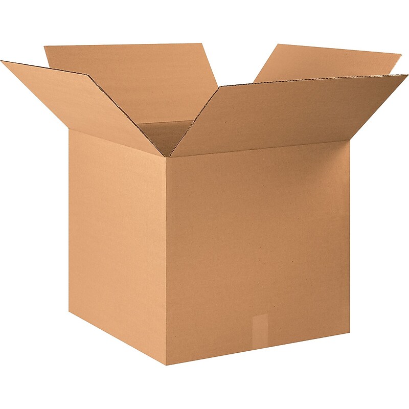22" x 22" x 20" Shipping Boxes, 32 ECT, Brown, 20/Bundle (BS222220) image 1