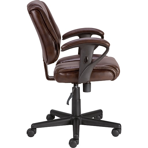 Staples Telford II Luxura Managers Chair, Brown Staples