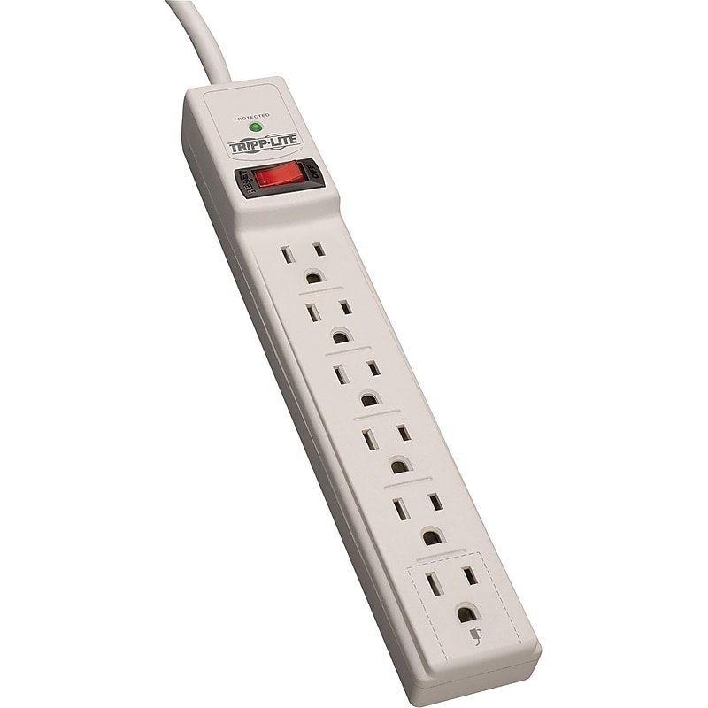 Tripp Lite Protect it!® 6-Outlet 180 Joule Surge Suppressor With 2' Cord image 1