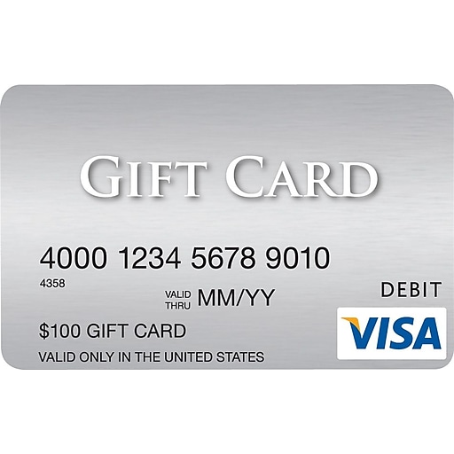 Activ Visa Gift Card $100