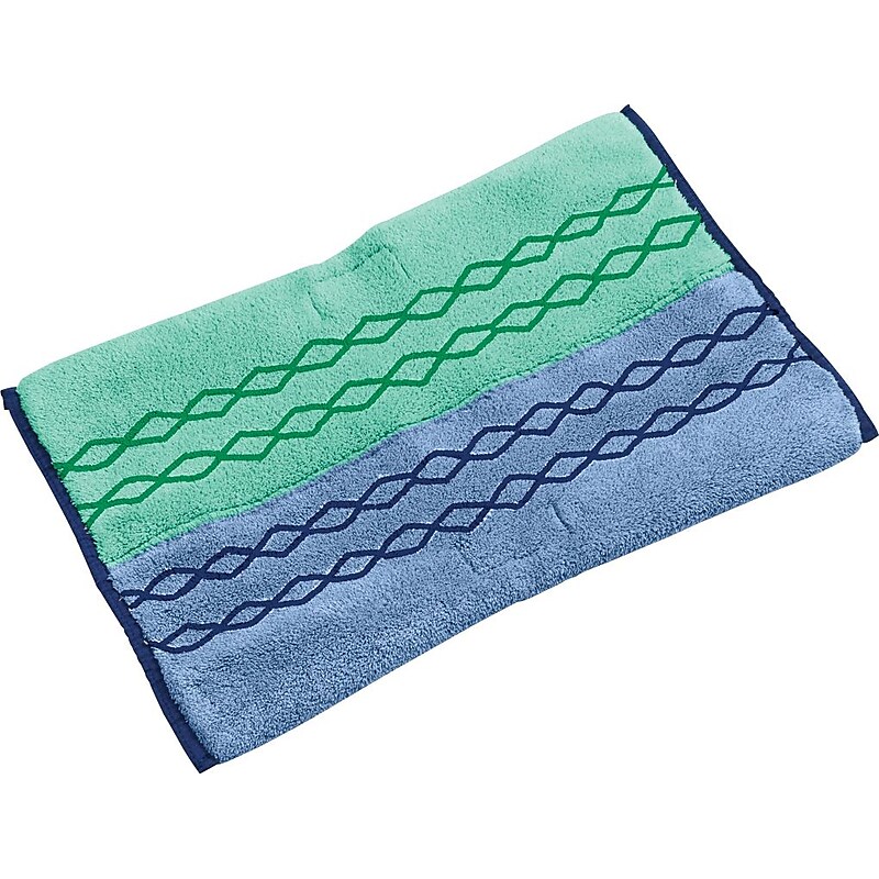 Rubbermaid HYGEN? Clean Water System Microfiber Dust/Wet Mop Plus for Rubbermaid Pulse?, Blue/Green,.5"H x 12"W x 17.5"L image 1