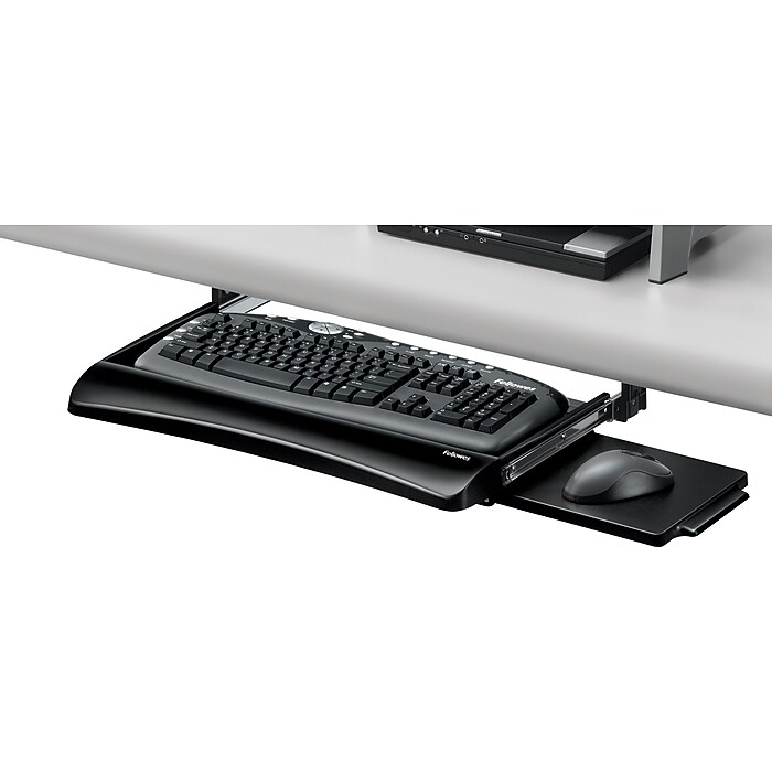 Fellowes Office Suites Underdesk Keyboard Drawer, Black (9140304