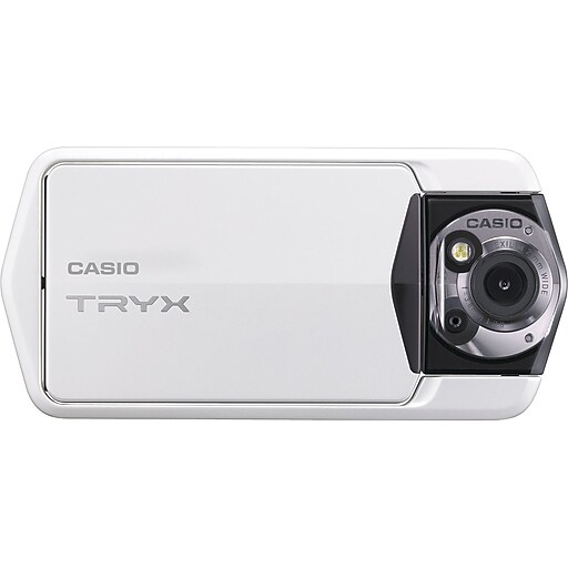 Casio TRYX EX-TR100WE Digital Camera, White | Staples