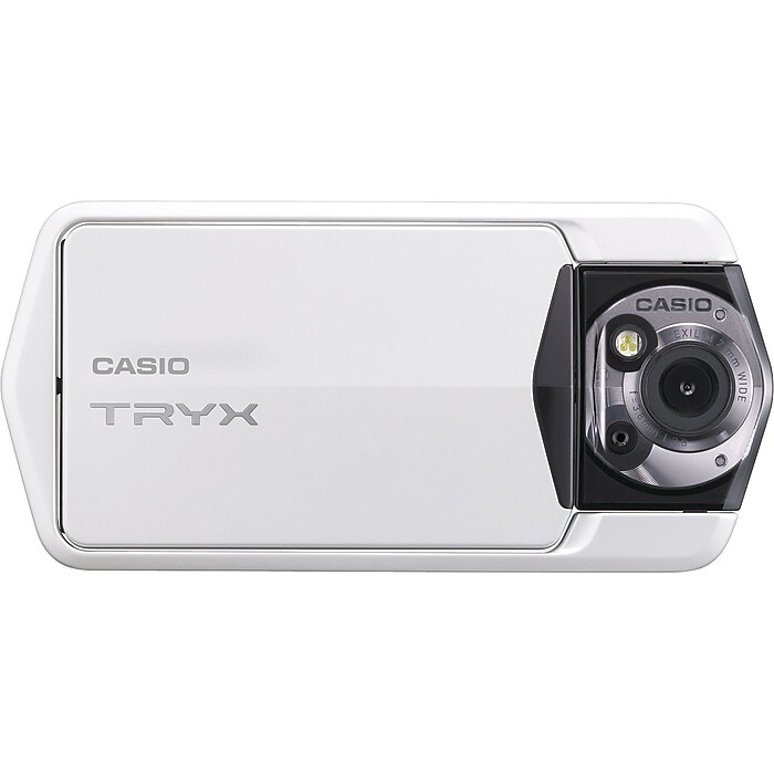 Casio TRYX EX-TR100WE Digital Camera, White | Staples