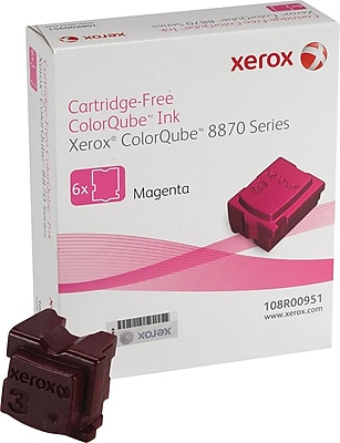 Xerox 108R00951 Magenta Standard Yield Ink Cartridge, Prints Up to 17,300 Pages, 6/Pack Sansujyuku sansujyuku.com
