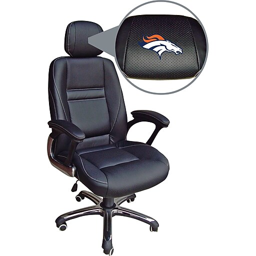 Wild Sports NFL Leather Executive Chair, Denver Broncos at Staples