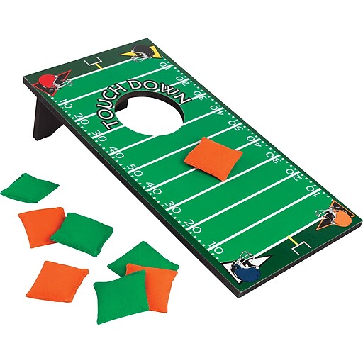 Football Bean Bag Toss, 36" x 24" x 2" Staples