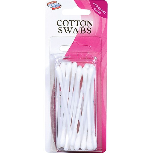 CV Travel Size Cotton Swabs, 6 Packs at Staples