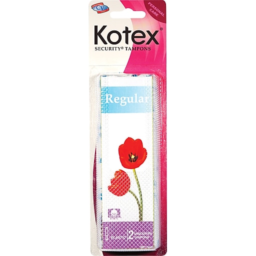 Kotex® Travel Size Tampons, 6 Packs at Staples
