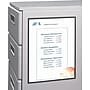 Magnetic Cubicle Keepers®, Clear Polypropylene, 8 1/2" x 11"~#|#~s0455277_sc7