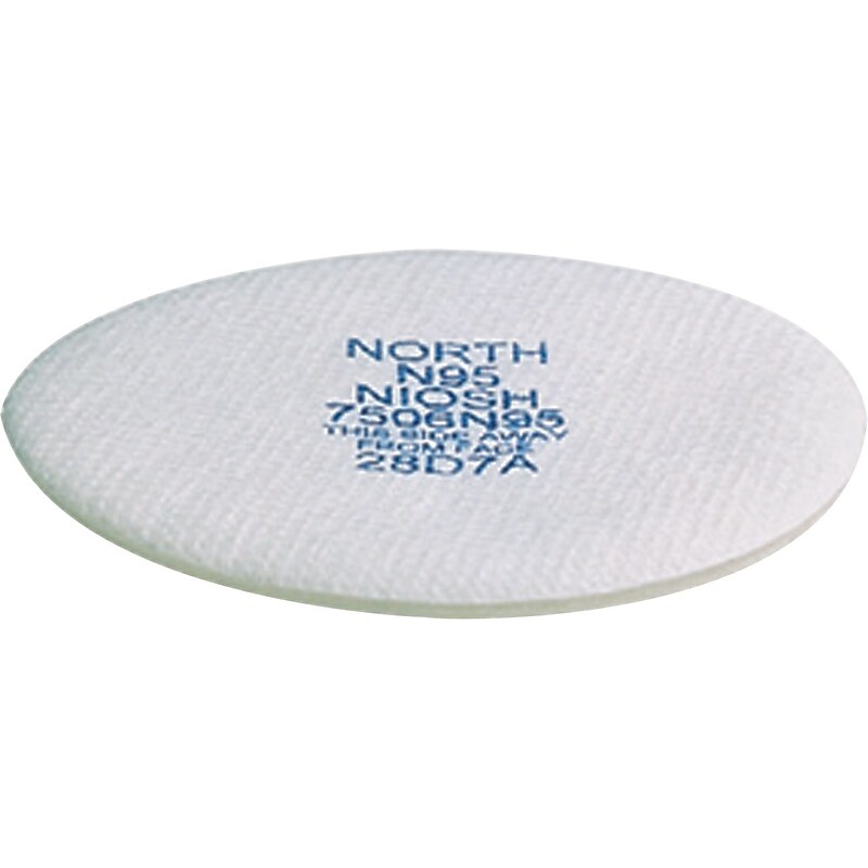 North Safety Particulate Filter, N95, Non-Oil Particulates, 10/Pack image 1