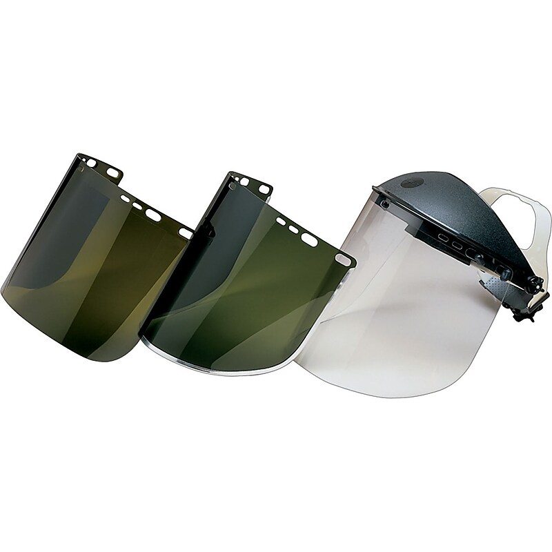 Jackson Safety Face Shield Replacement Visors, Green (29082) image 1