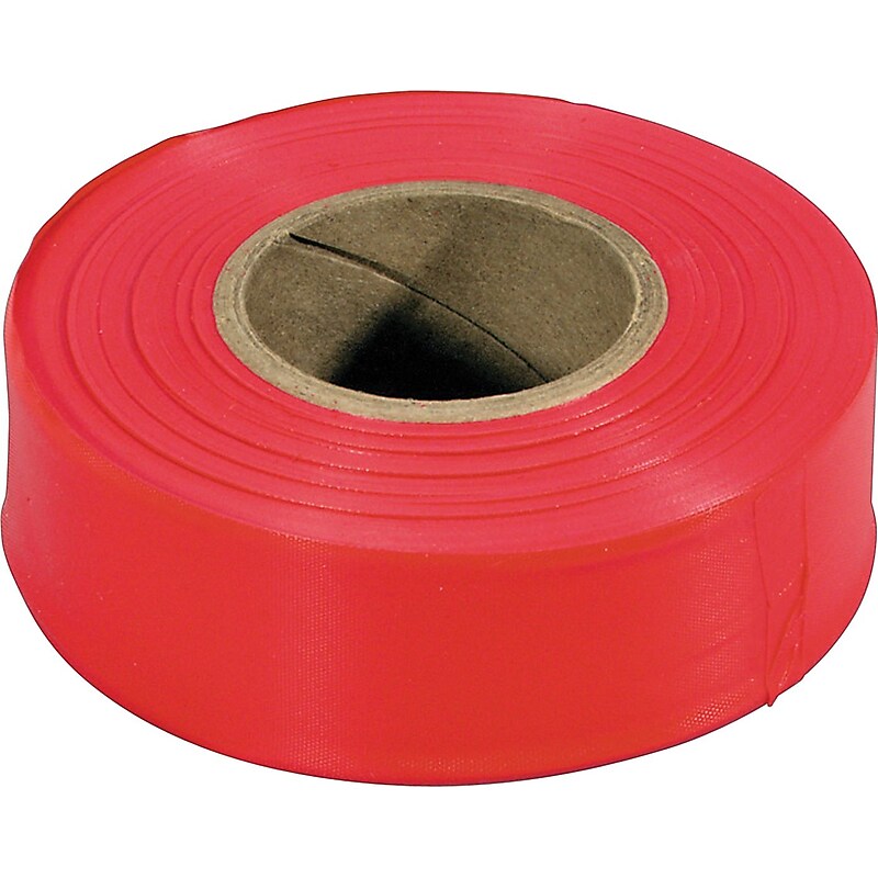 Irwin Strait-Line Flagging Tapes, Red, 300' Length (586-65901) image 1