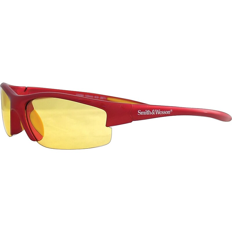 Smith & Wesson® Equalizer™ Safety Spectacles, Polycarbonate, Amber, Red image 1
