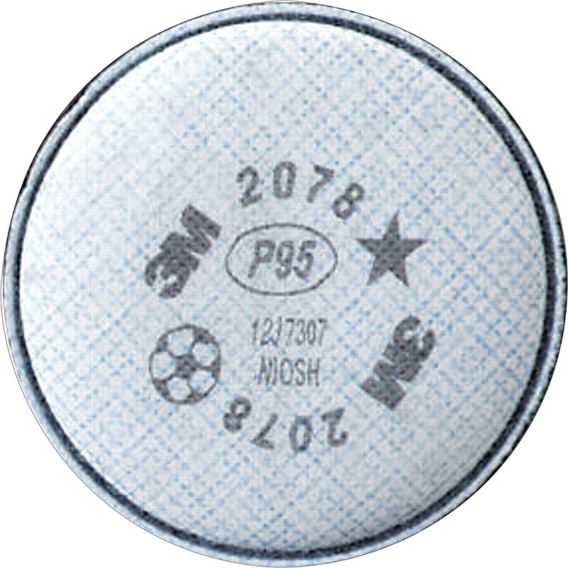 3M™ Particulate Filter, P95, Organic Vapors, Acid Gases, 2/PK image 1