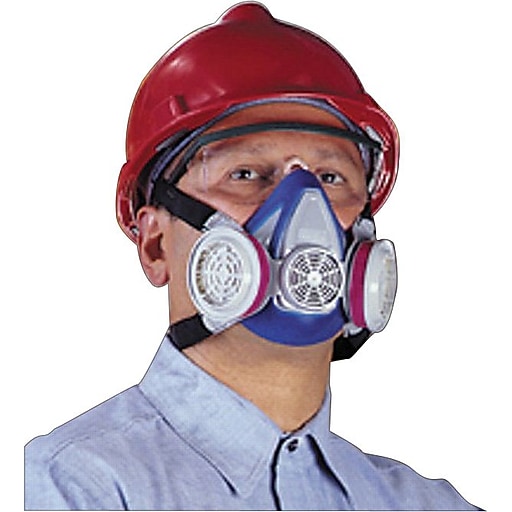MSA Safety Advantage® Half Facepiece Air Purifying Respirator, Blue
