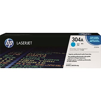 HP 304A Cyan Standard Yield Toner Cartridge (CC531A)